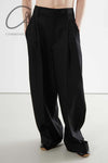 HED MAYNER extended trousers AW22_P57_BLK/WO